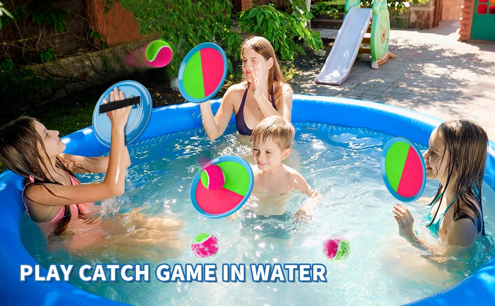 Toss and Catch Ball Game, Outdoor Toys for Kids, Backyard Games, Beach Toys