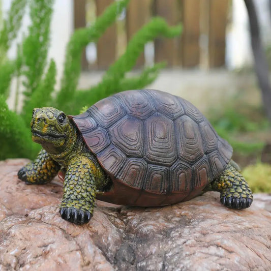 Exquisitely Handcrafted Resin Turtle Statue Decoration