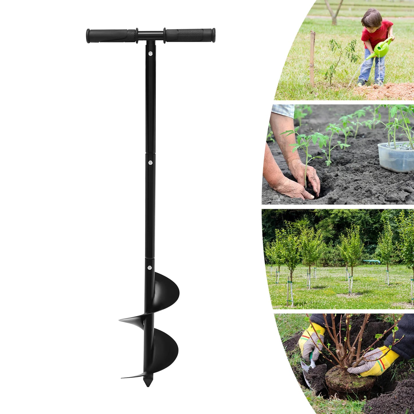 Garden Hole Digging Hand Drill Auger Digger for Planting