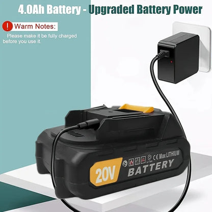 Ultra-high power cordless leaf blower suitable for garden cleaning, dust removal and snow removal