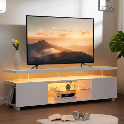 LED TV Stand / Entertainment, Gaming Center for TV with Storage