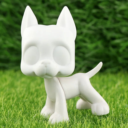 Lovely White Base Pet Figure