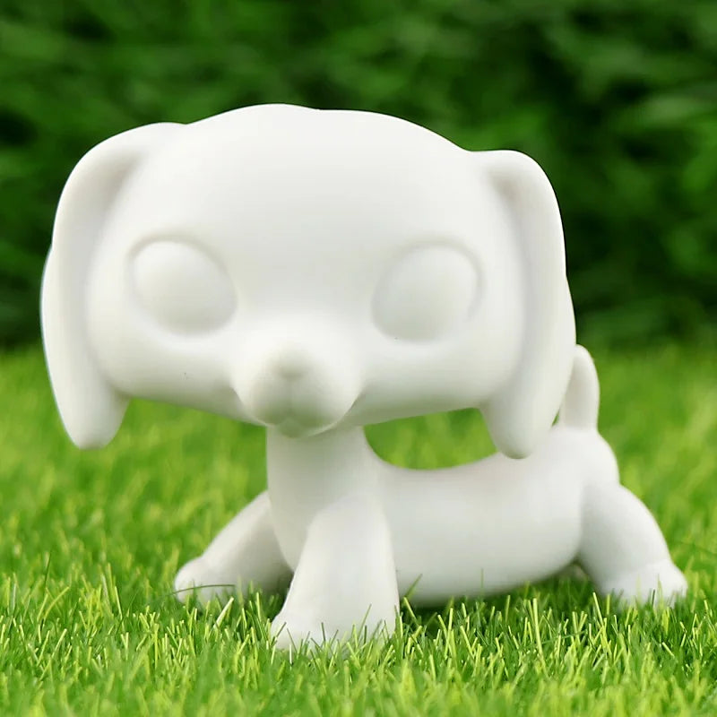 Lovely White Base Pet Figure