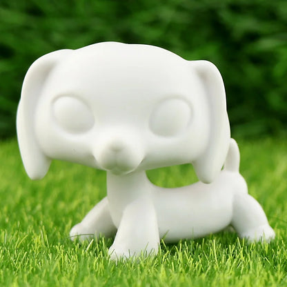 Lovely White Base Pet Figure