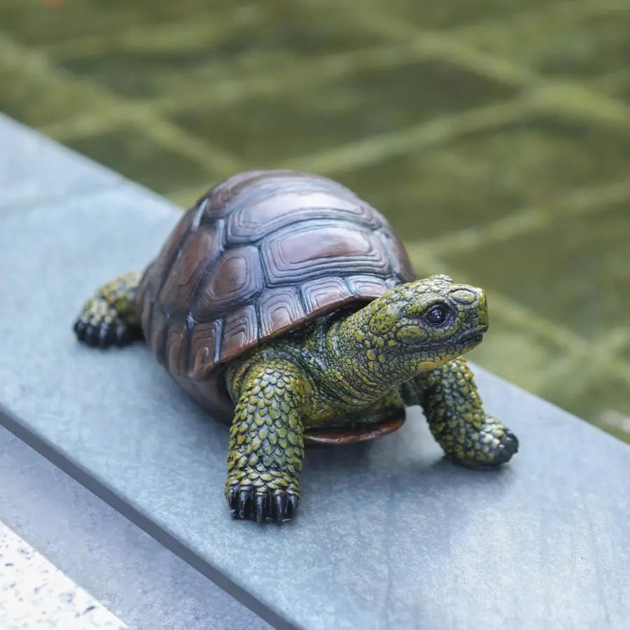 Exquisitely Handcrafted Resin Turtle Statue Decoration