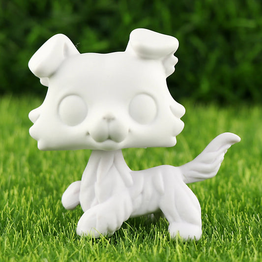 Lovely White Base Pet Figure