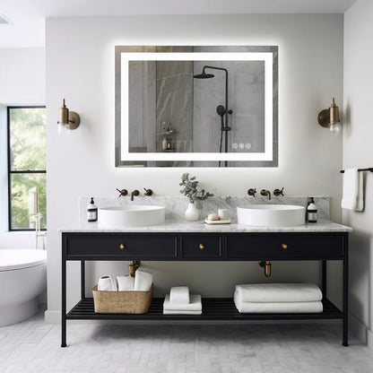 LED Bathroom Vanity Mirror Front Light and Backlit