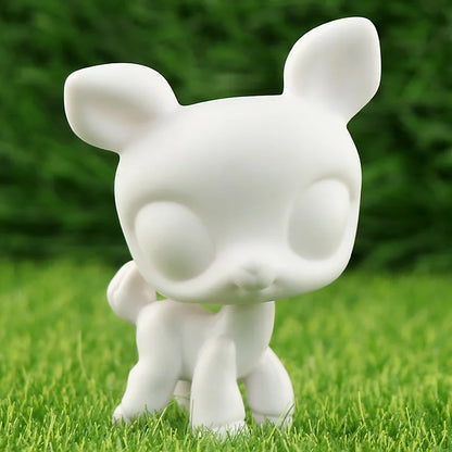 Lovely White Base Pet Figure