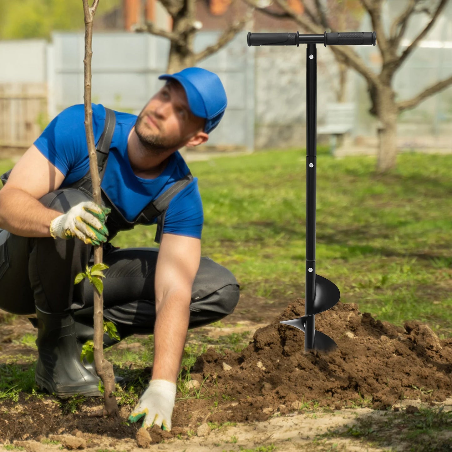Garden Hole Digging Hand Drill Auger Digger for Planting