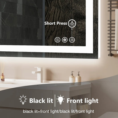LED Bathroom Vanity Mirror Front Light and Backlit