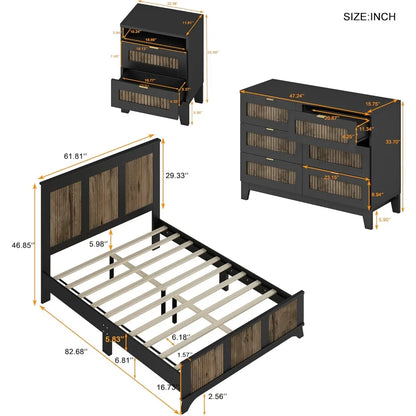 4 Piece Queen Bedroom Set