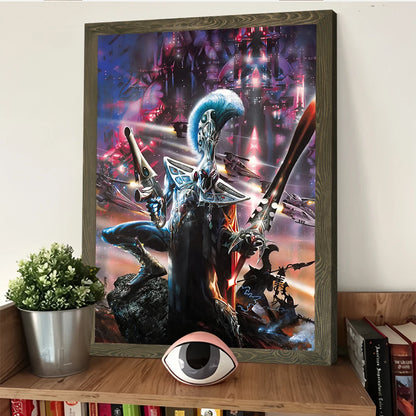 Craftworld Aeldari Poster Customizable Printed Canvas
