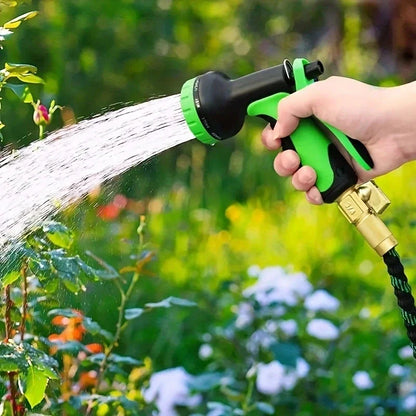 1Pcs 50FT/75FT/100FT Expandable Garden Hose with Multifunctional Water Gun