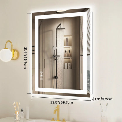 LED Bathroom Vanity Mirror Front Light and Backlit