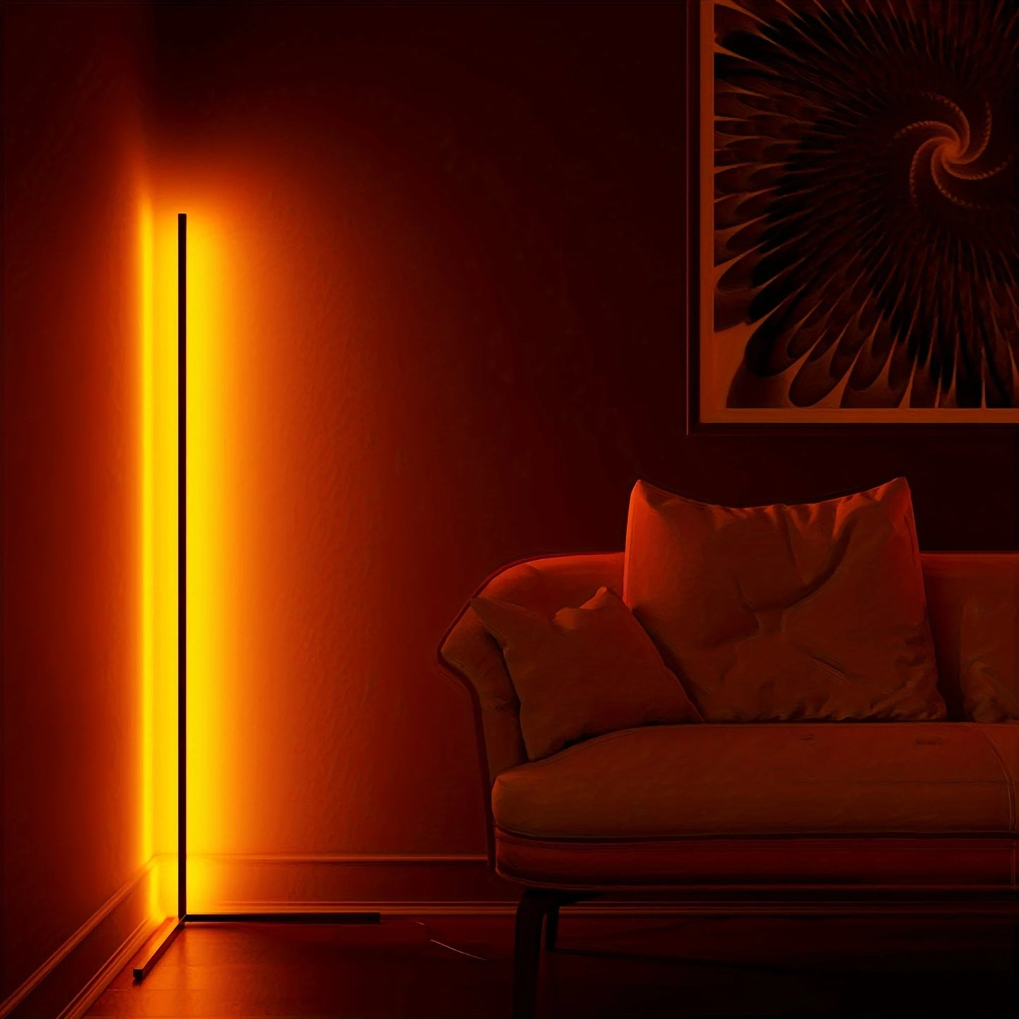 60-Inch Led Floor Lamp For Living Room, Bedroom, Game Room