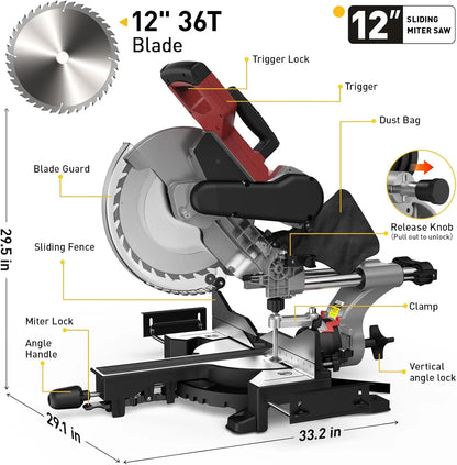 12-Inch Dual-Bevel Sliding Compound Miter Saw