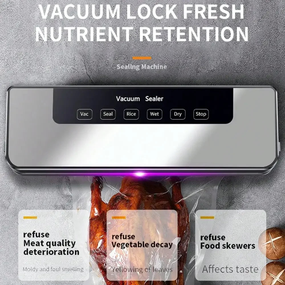 Automatic Vacuum Sealer Machine for Food Storage