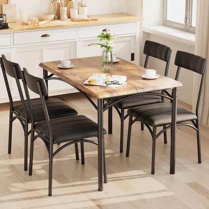 5 Piece Dining Room Furniture Set