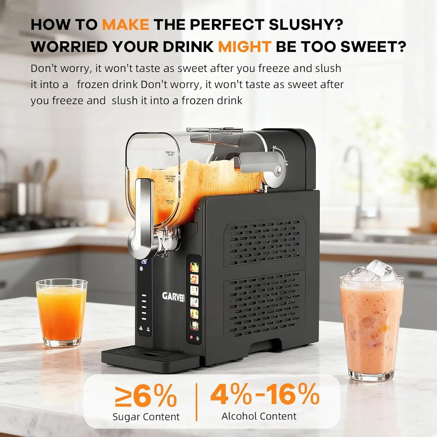 No Ice Needed Slushie Machine for Home