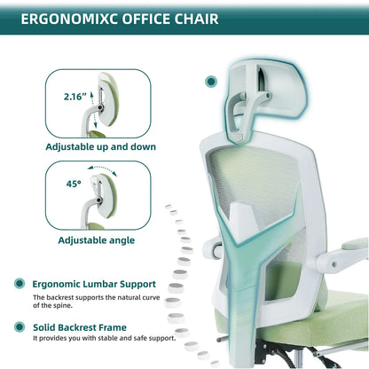 Ergonomic, Reclining, Gaming, Computer Desk Chair