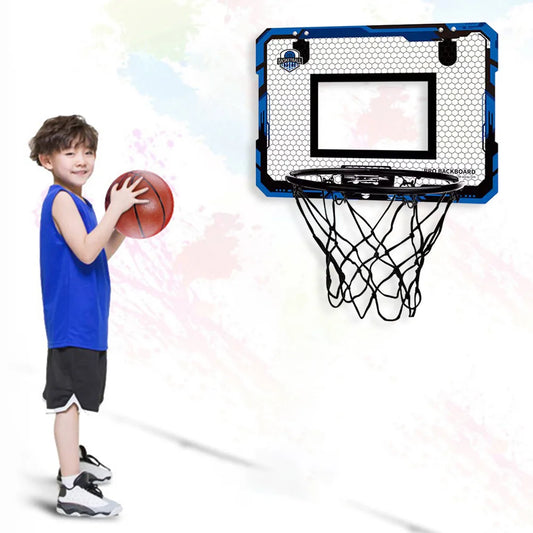 Kids Mini Basketball Hoop With Backboard and Electronic Scoreboard, Outdoor Indoor Excersise Game Toys