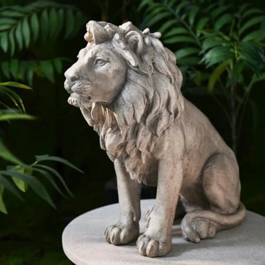 20Inch Outdoor Lion Statue