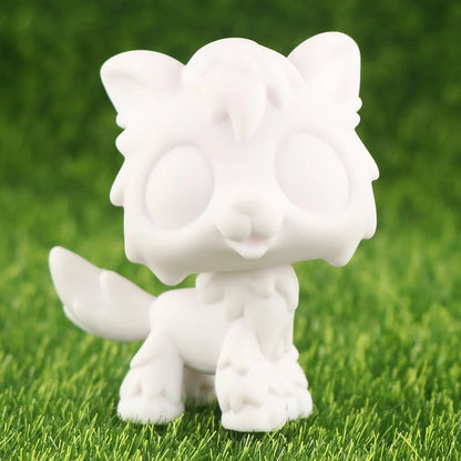 Lovely White Base Pet Figure