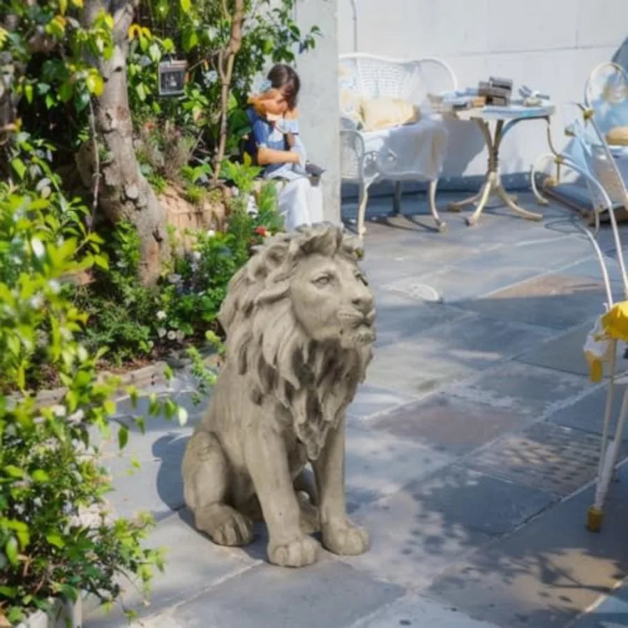 20Inch Outdoor Lion Statue