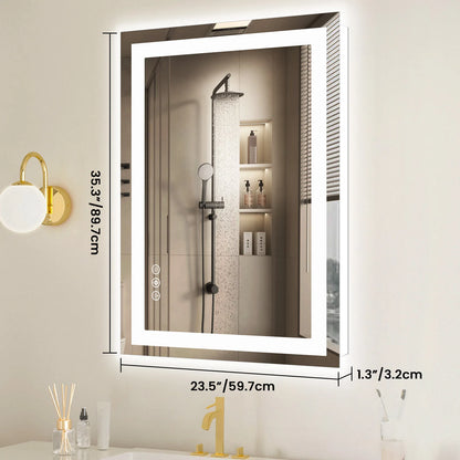 LED Bathroom Vanity Mirror Front Light and Backlit