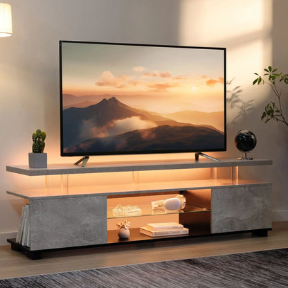 LED TV Stand / Entertainment, Gaming Center for TV with Storage