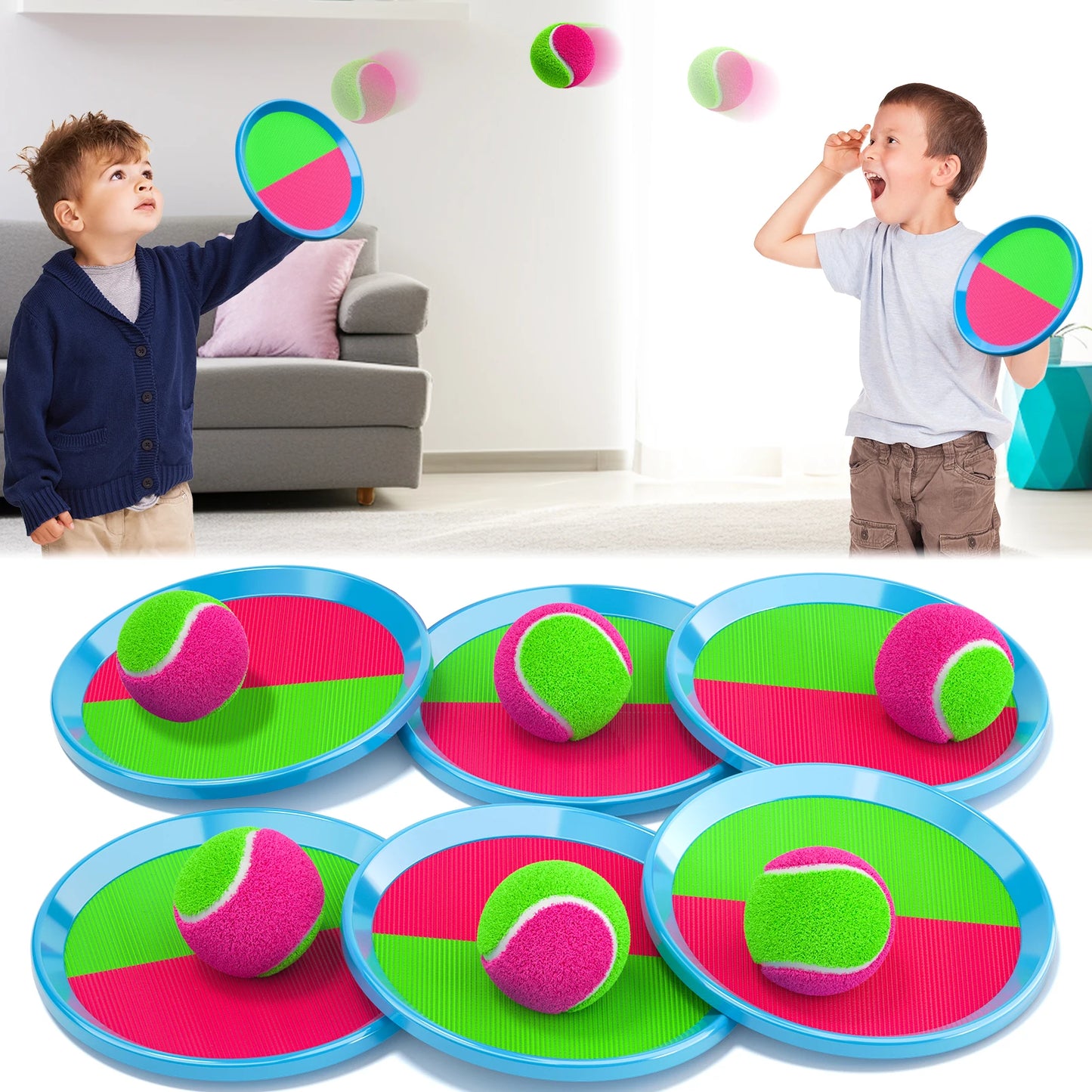 Toss and Catch Ball Game, Outdoor Toys for Kids, Backyard Games, Beach Toys