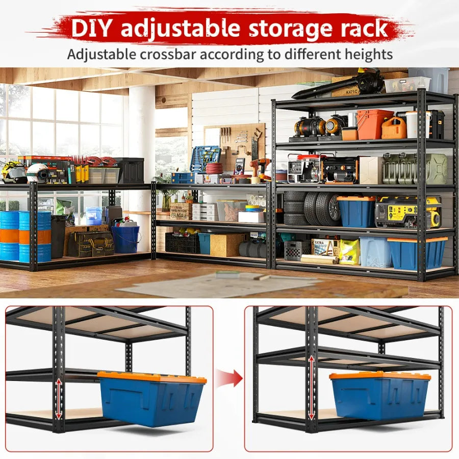 Heavy Duty Adjustable Steel Shelving