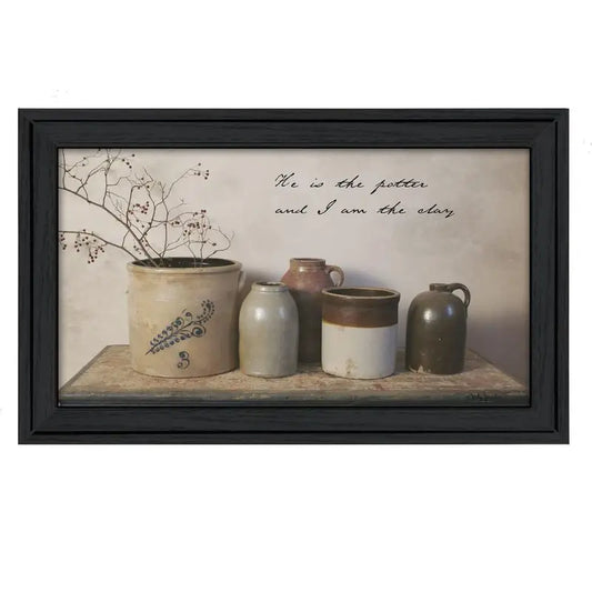 Framed Wall Art - He is the Potter