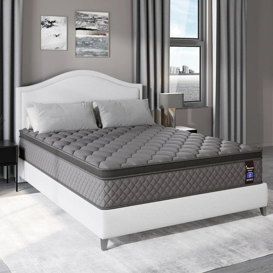 Hybrid Spring Memory Foam Mattress in a Box, 10"12"14"Twin Full Queen King Sizes