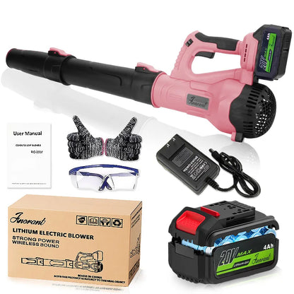 Ultra-high power cordless leaf blower suitable for garden cleaning, dust removal and snow removal