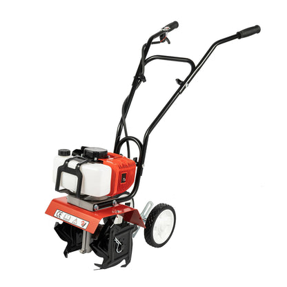 2-stroke Air-Cooled 52CC Gasoline powered Garden Tiller Cultivator