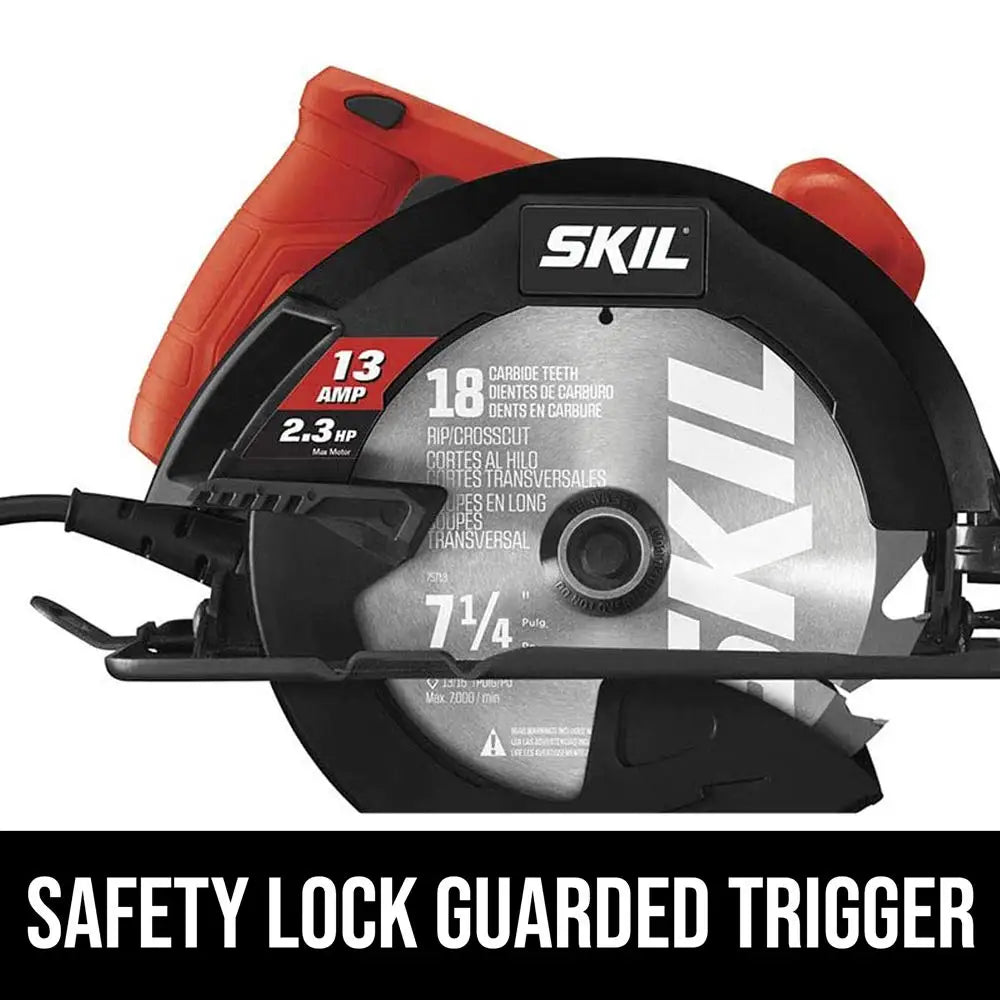 7-1/4" Circular Saw with Powerful 13-Amp Motor
