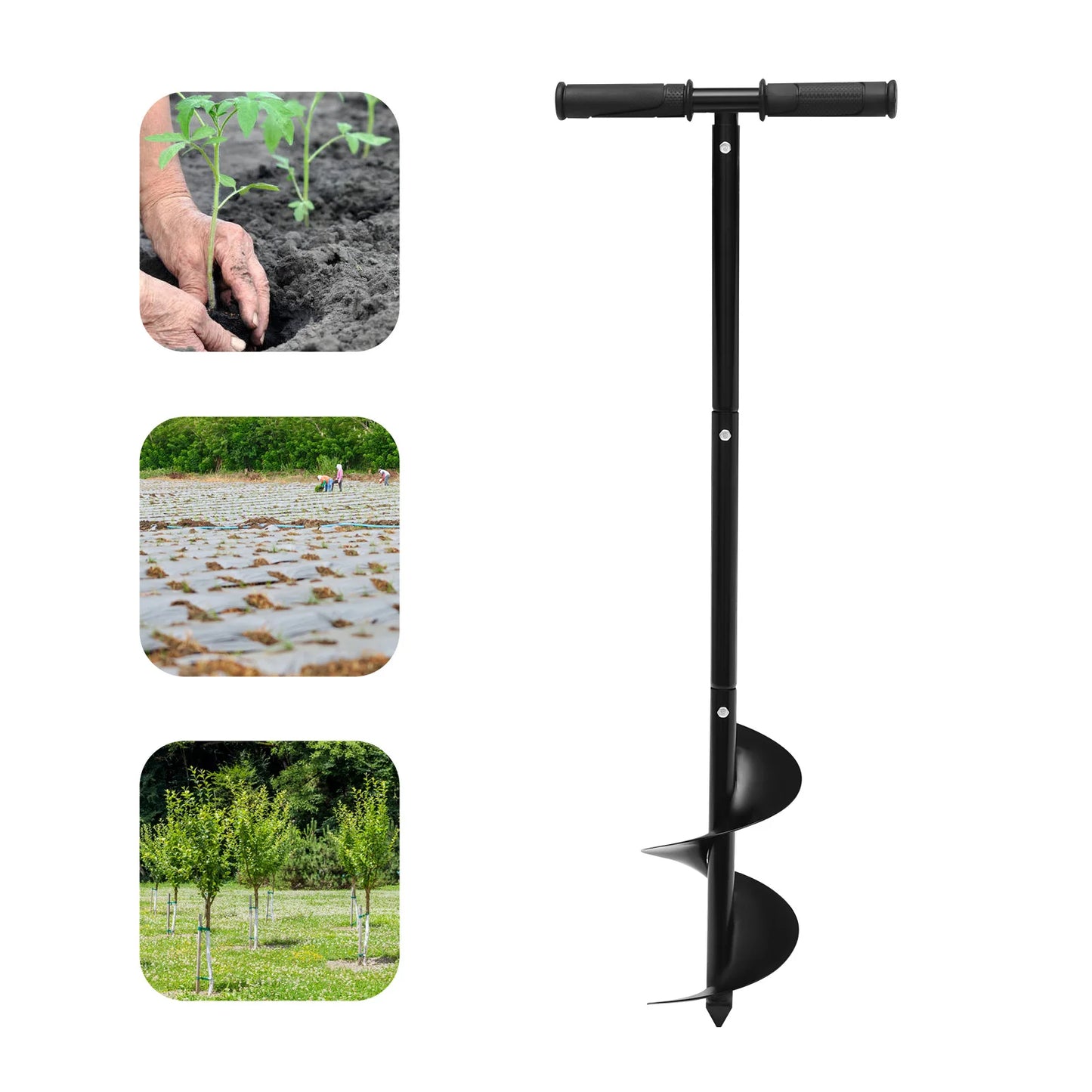 Garden Hole Digging Hand Drill Auger Digger for Planting