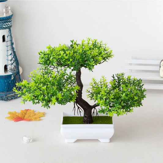 Artificial Small Potted Bonsai Tree Decoration