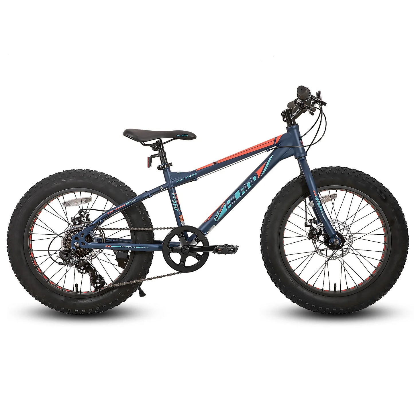 20 Inch Fat Tire Mountain Bike, 7-Speed, Dual-Disc Brake