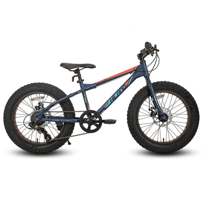 20 Inch Fat Tire Mountain Bike, 7-Speed, Dual-Disc Brake