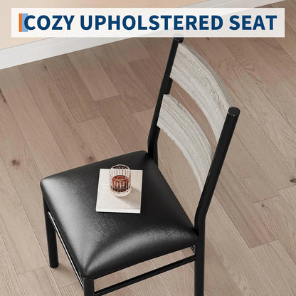 Kitchen Table with 4 Upholstered Chairs