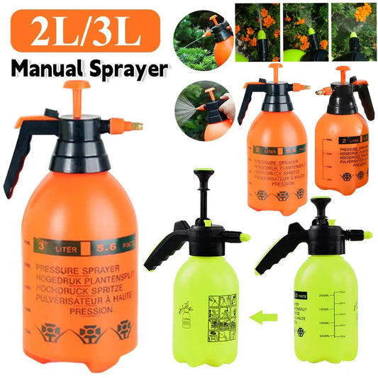 3/2L Hand Pump Pressurized Plant Spray Bottle