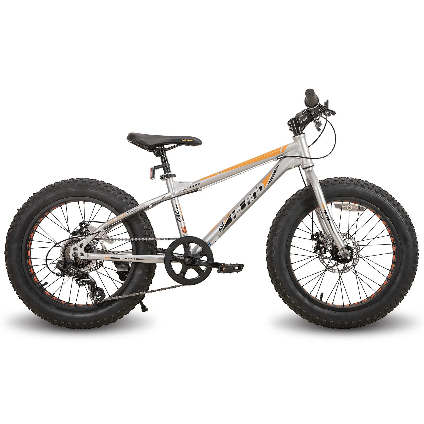 20 Inch Fat Tire Mountain Bike, 7-Speed, Dual-Disc Brake