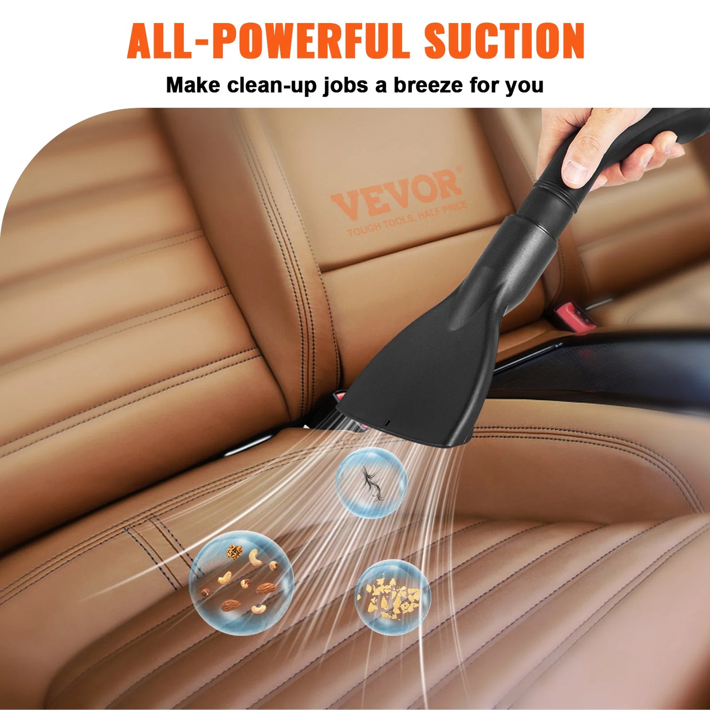 3 in 1 Portable Wet Dry Vac 2.6 Gallon 2.5 HP