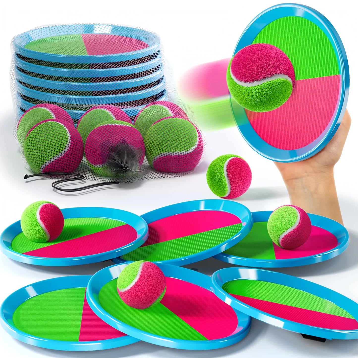 Toss and Catch Ball Game, Outdoor Toys for Kids, Backyard Games, Beach Toys
