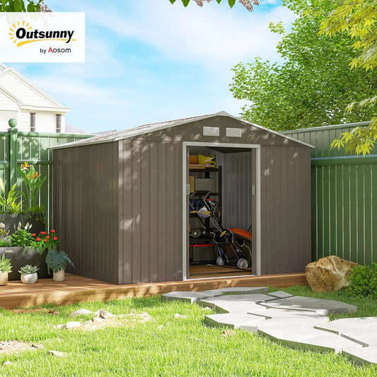 9x6ft Metal Storage And Tool Shed
