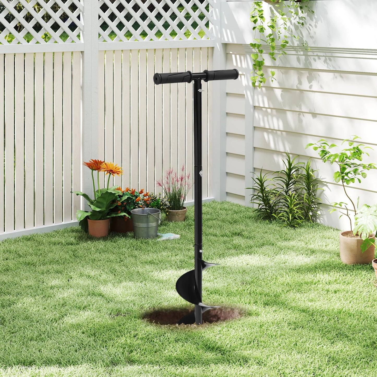 Garden Hole Digging Hand Drill Auger Digger for Planting