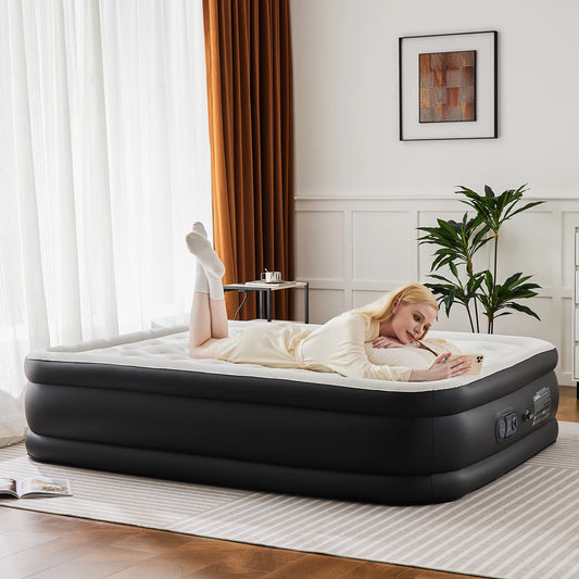 Blow Up Double Height Air Mattress