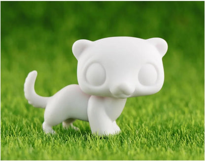 Lovely White Base Pet Figure